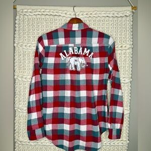 Alabama Plaid Flannel Shirt